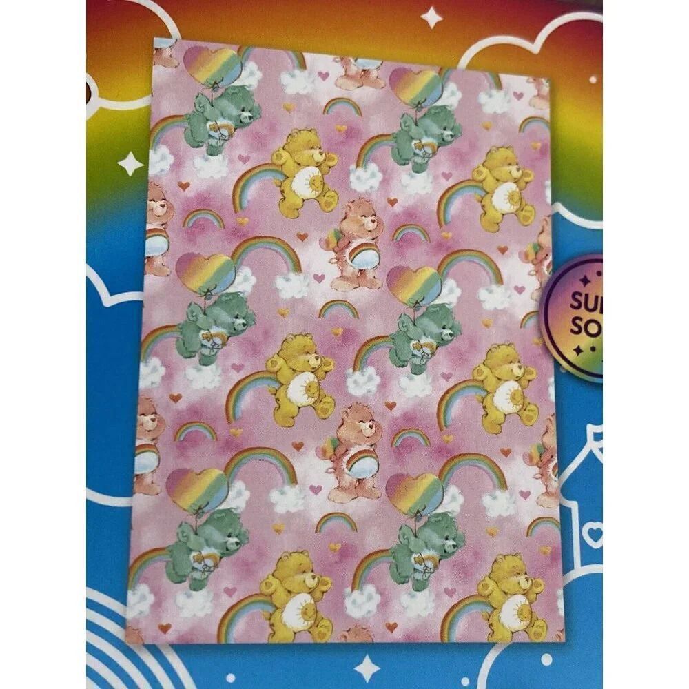 Care Bears Soft Plush Throw Blanket 50 X 70” Rainbow‎ Hearts Love Valentines NEW - Picture 4 of 14
